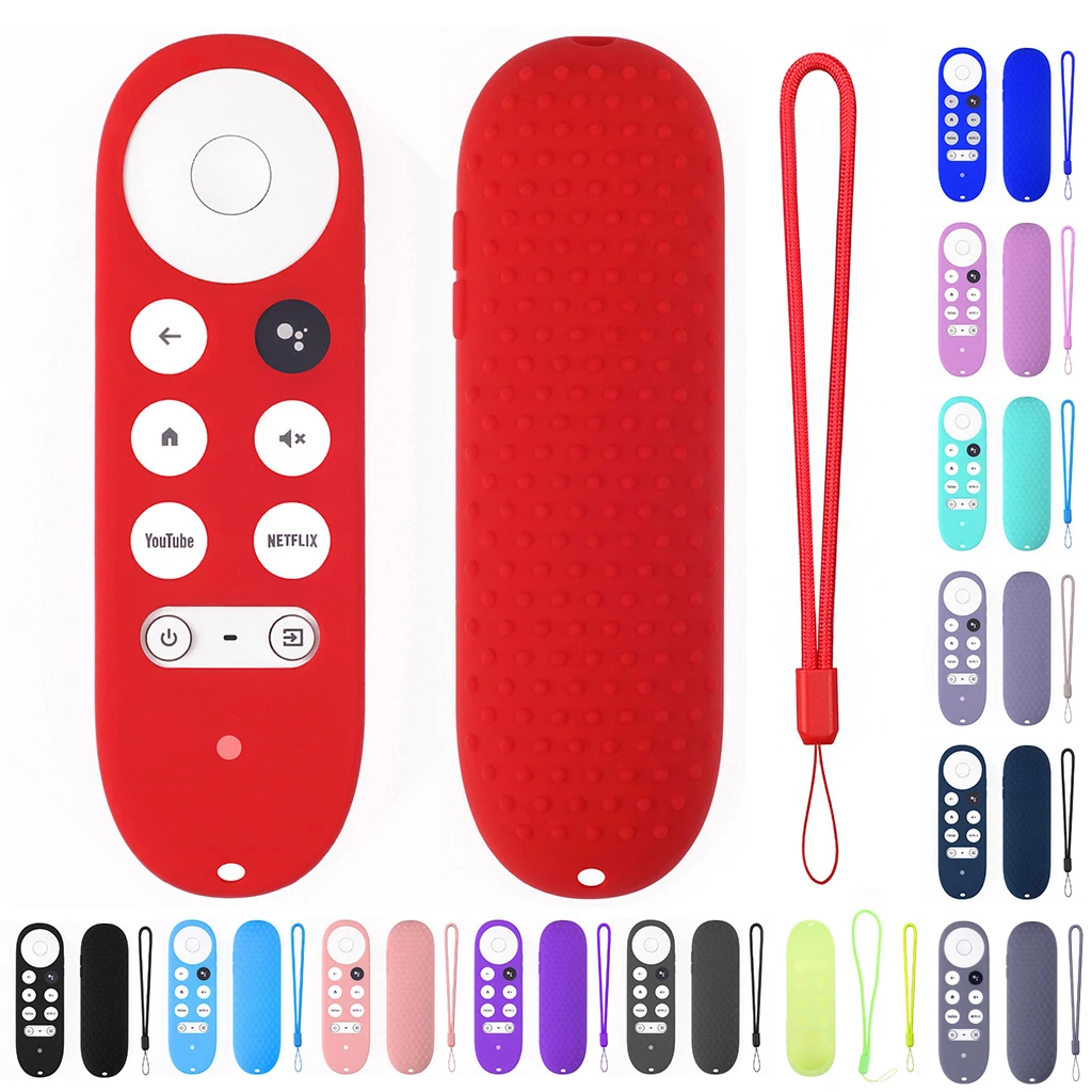 

Silicone Case for Chromecast for -Google TV 2020 Voice Remote Shockproof Protective Cover for 2020 Chromecast Voice Remote