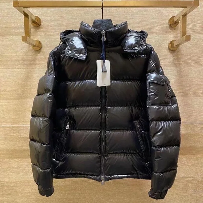 

Neutrals Down Jacket Men Winter Thick Warm Ultralight White Duck Down Coat Women Jackets Detachable Collar Hooded Outerwear Tops