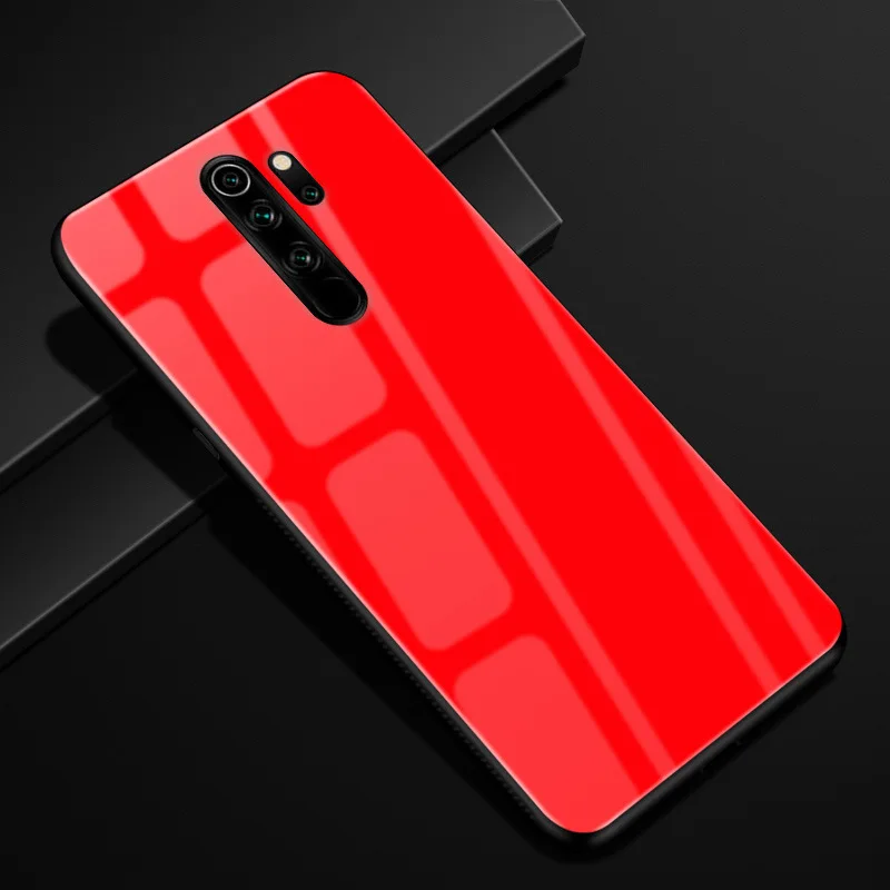 15 Для Xiaomi Redmi Note 8 Pro Чехол силиконовый бампер стекло жесткая задняя крышка для Redmi Note 8 чехол для телефона s Redmi Note8 Pro 8Pro Coque - Цвет: 15