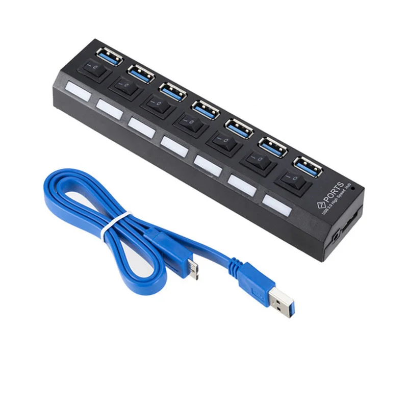 

USB-разветвитель 3,0, USB 3,0, 7 портов