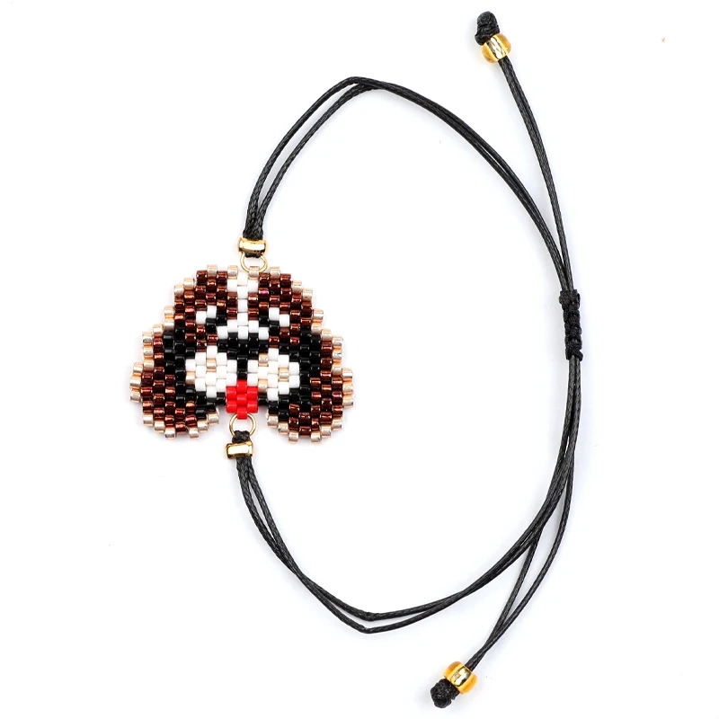 FAIRYWOO браслеты Собака ручной работы из бисера женские ювелирные изделия Ins