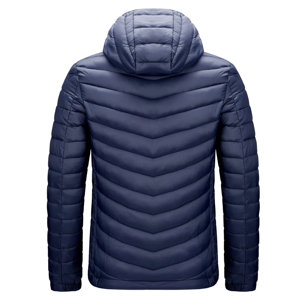 

Wholesale Custom Padded Quilted Waterproof Jacket Cheaper Warm Mens Lightweight Jacket