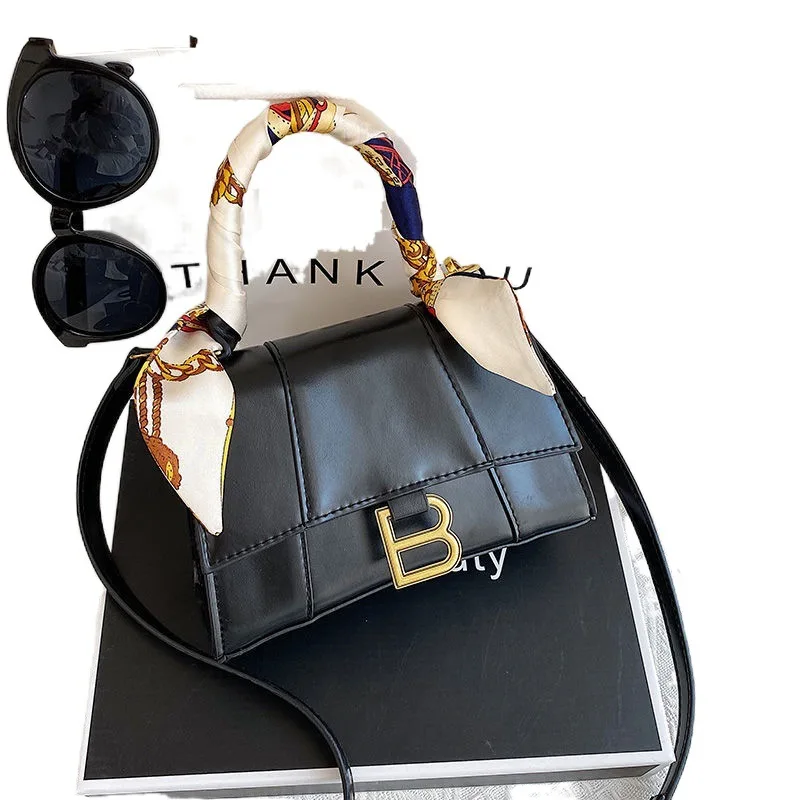 

Designer Luxury Soft Top-Handle Tote Women Alligator Leather Hourglass Handbag Girl Brand B Metal Shoulder Messenger Bags Female