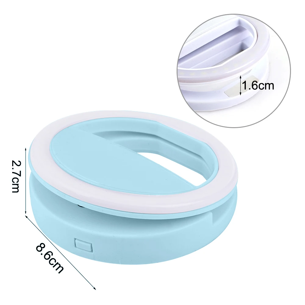 Портативное селфи тонирующее кольцо цвета яркость регулируемая камера телефон