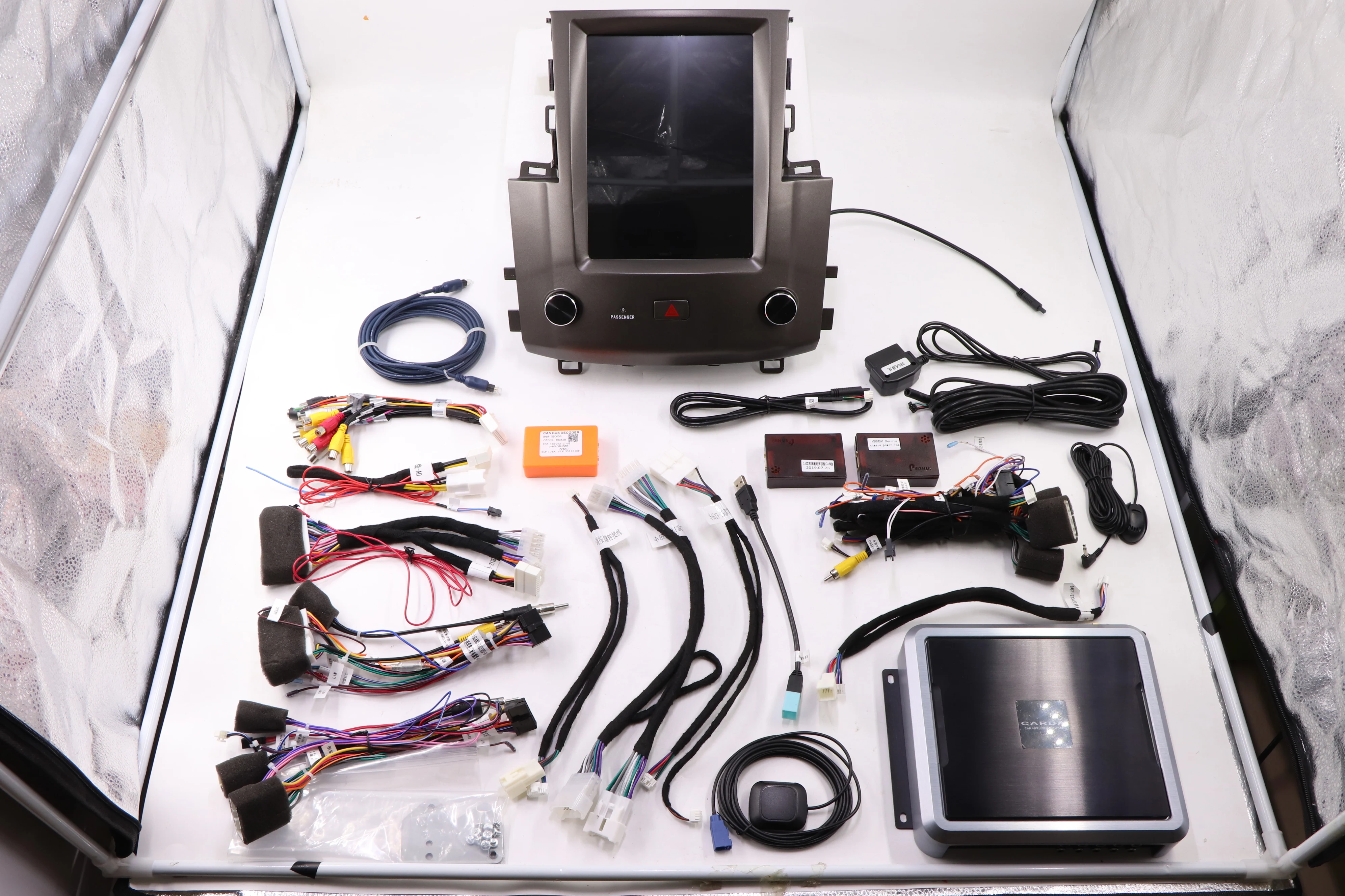 Автомобильный мультимедийный плеер без DVD плеера Tesla style Android 6 0 с GPS навигацией для