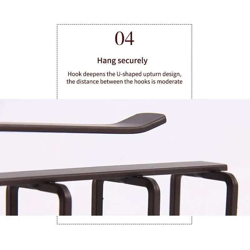 Кухня шкаф подвесной стеллаж для хранения крюк грудной клетки вешалка Стекло