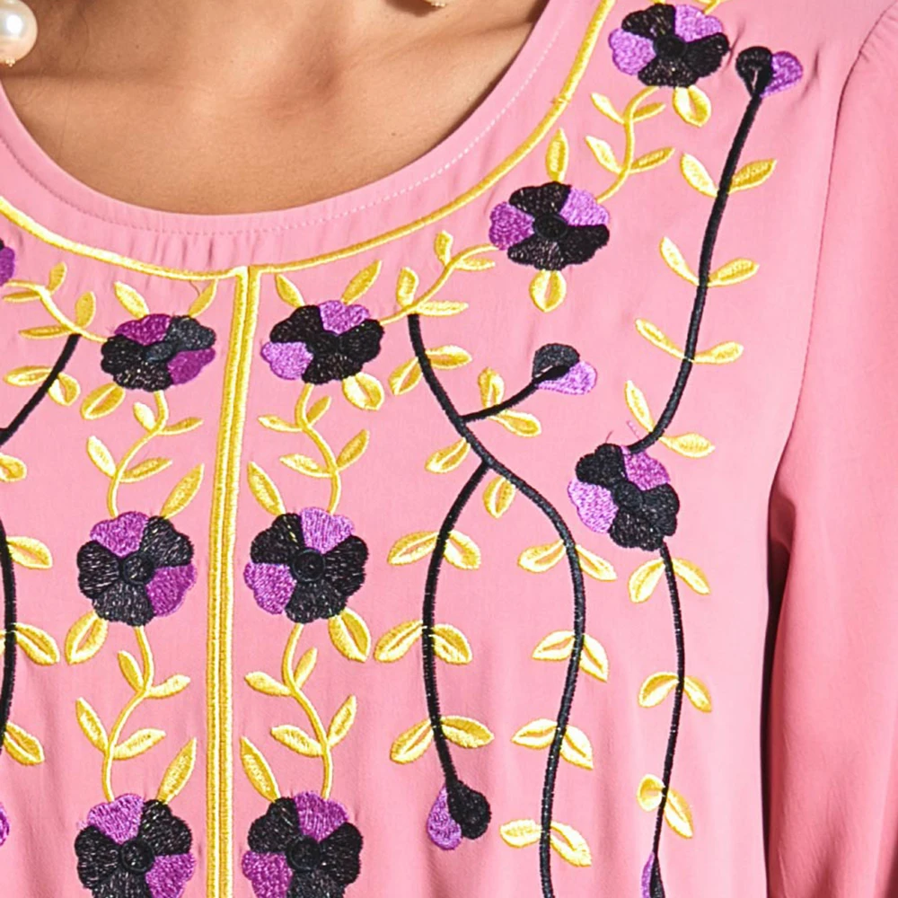 

Ramadan Eid Mubarak Abaya Dubai Turkey Islam Muslim Long Dress Robe Longue Femme Kaftan Moroccan Maxi Dresses For Women Vestidos