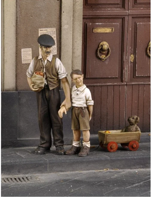 S  Ww2 Civilians And Children Unassembled And Unpainted 750