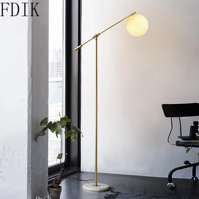 Современная простая Напольная Лампа в скандинавском стиле для украшения дома