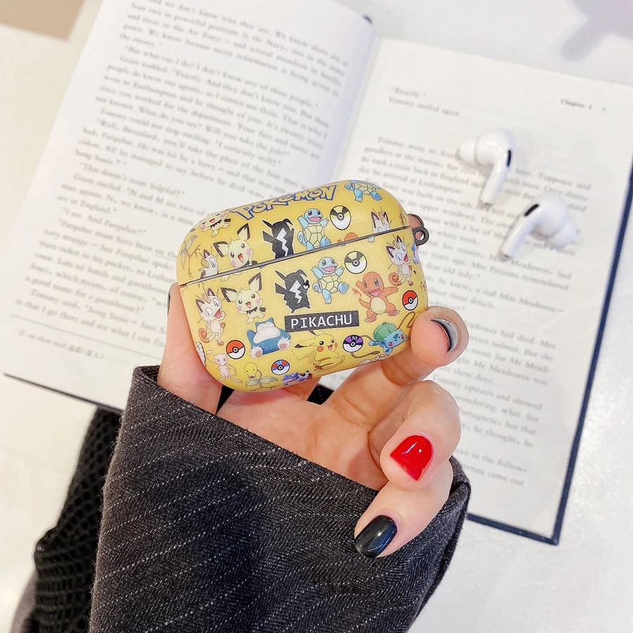 Модный чехол с надписью cutu Pikachu для Airpods Pro, чехол с беспроводной Bluetooth для apple airpod Pro 3, силиконовый чехол