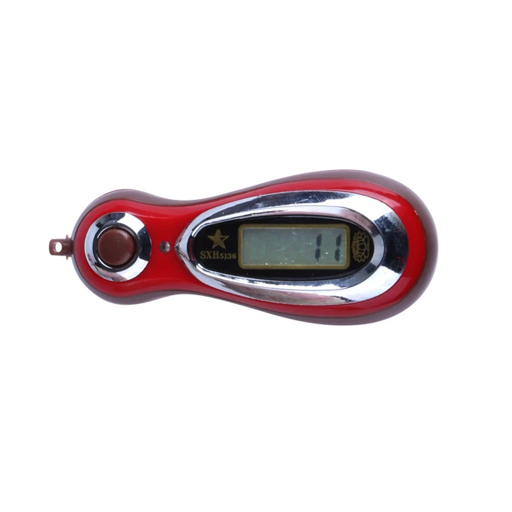 LCD 5 цифровой MP3 Форма Электронный ручной счетчик с веревочной молитвой
