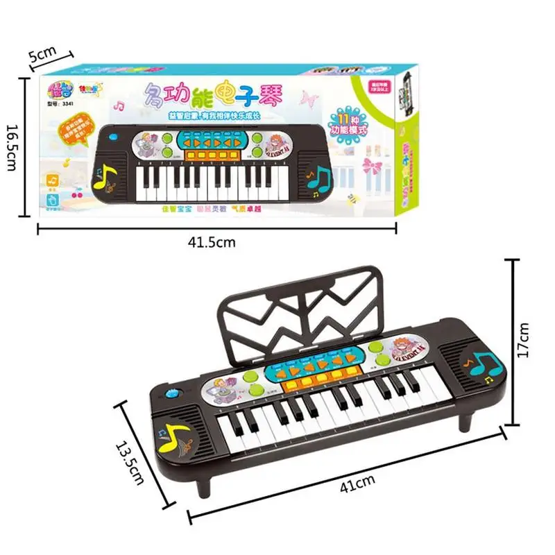 

Kids Plastic Electronic Organ, Keyboard Piano Toy Children's Birthday Christmas Gift