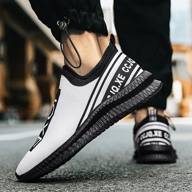 

Men Vulcanize Shoes Mixed Color Flat Slip On Men Sneakers 2021 New Summer Spring Fashion Casual Comfy Outdoor Sport Men Footwear
