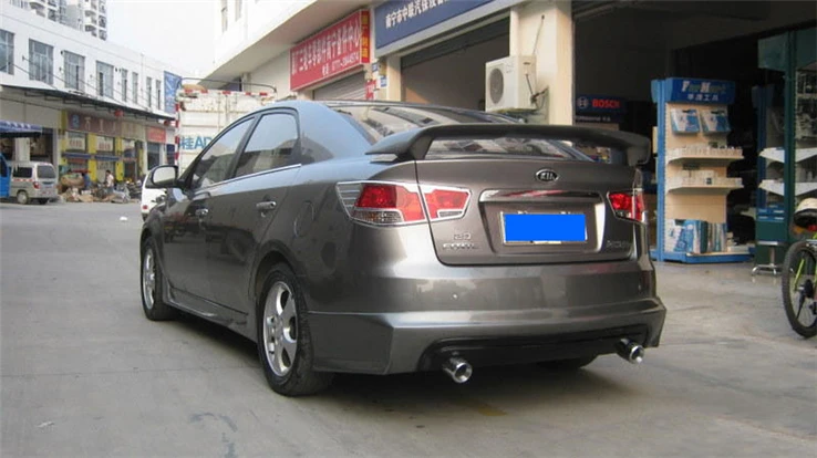 Спойлер для Kia Forte 2010 2013 спортивный спойлер из АБС пластика заднего крыла