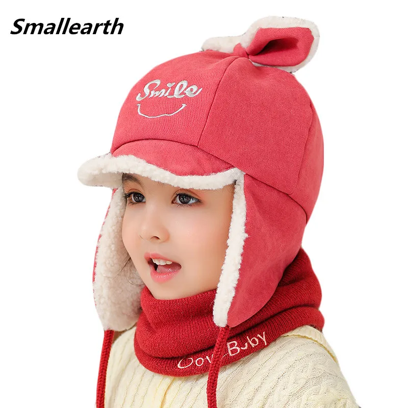 Новый плотный комплект детской шапки с бархатной подкладкой для мальчиков и