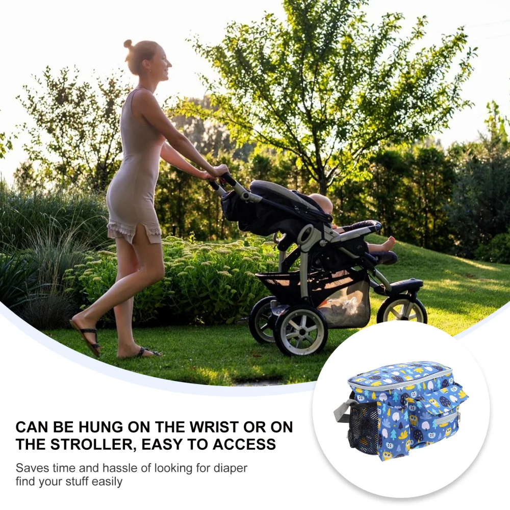 

Stroller Organizer Bag Holders Exclusive Straps Baby Bag Nursery Diaper Bag