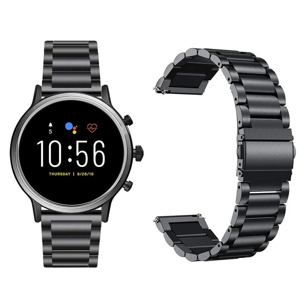 Ремешок для часов Ouhaobin Fossil Gen5 сменный Браслет из нержавеющей стали наручных 22 мм