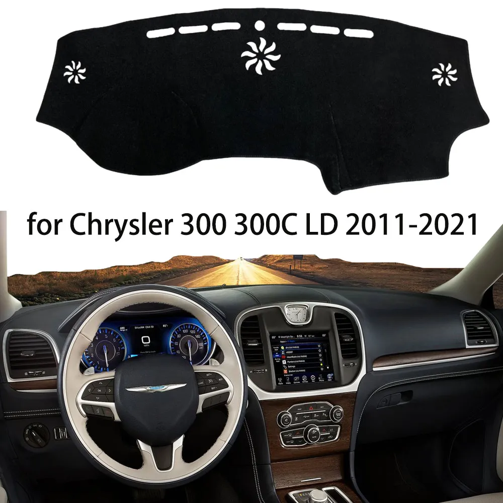 

Dashboard Mat Dash Cover Sun Shade Protection Pad Carpet Sunshield Anti-slip Rug for Chrysler 300 300C LD Lancia Thema 2011~2021