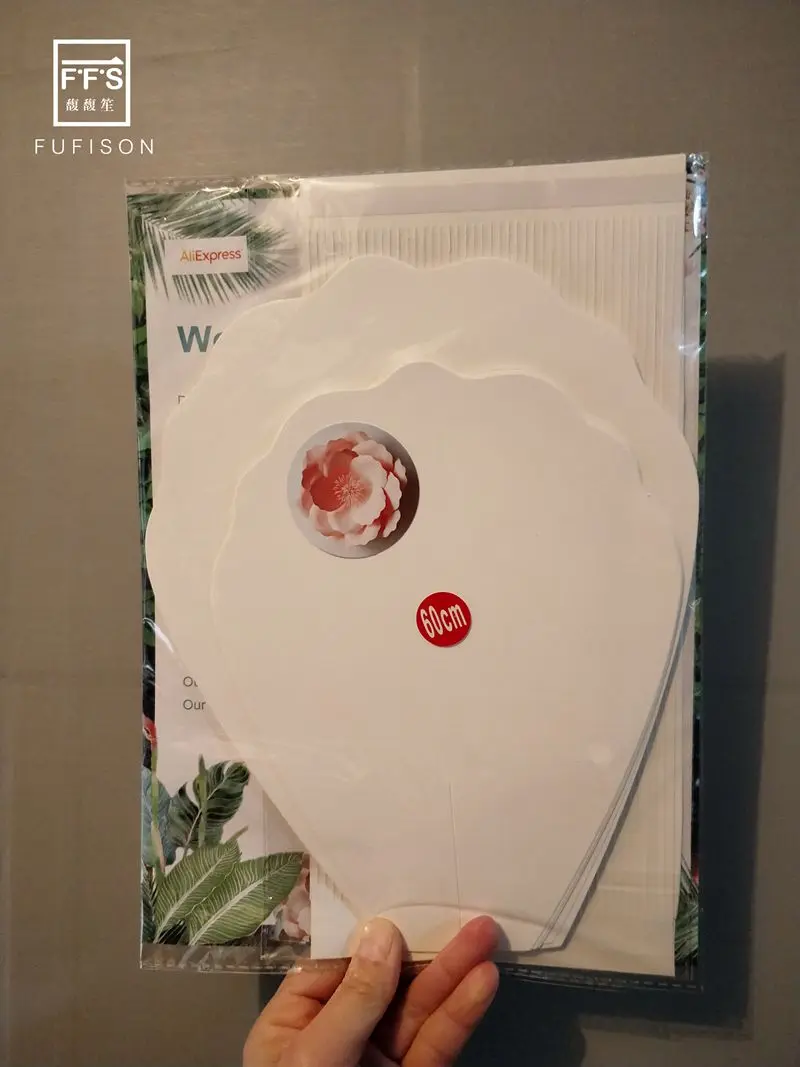 Белые бумажные Цветочные Декорации трехмерные украшения вечерние свадебные для