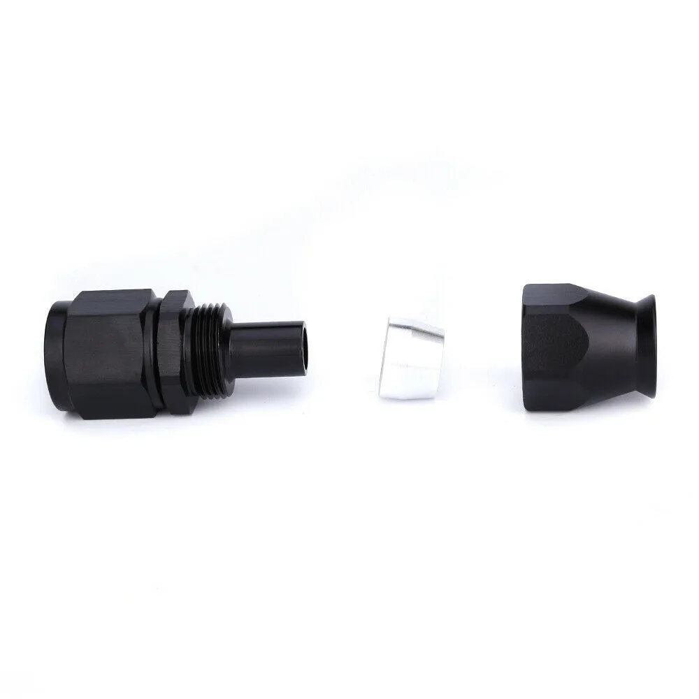 

Black Hose End Fittings Fluid HOSE OIL 6AN AN6 -6AN Accessories Air Line BLACK Parts