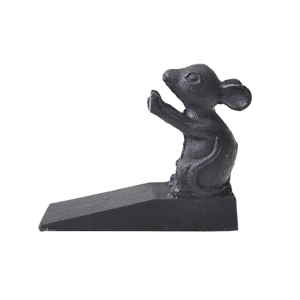 

Door Stopper Decorative Anti Collision Baby Safety Rustproof Bedroom Animal Shaped Cast Iron Windproof Home Use Bathroom Durable