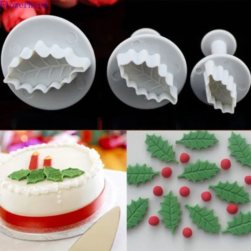 3 шт. Еда Класс Пластик фигурная пружина печенья пресс форма Fondant (сахарная)