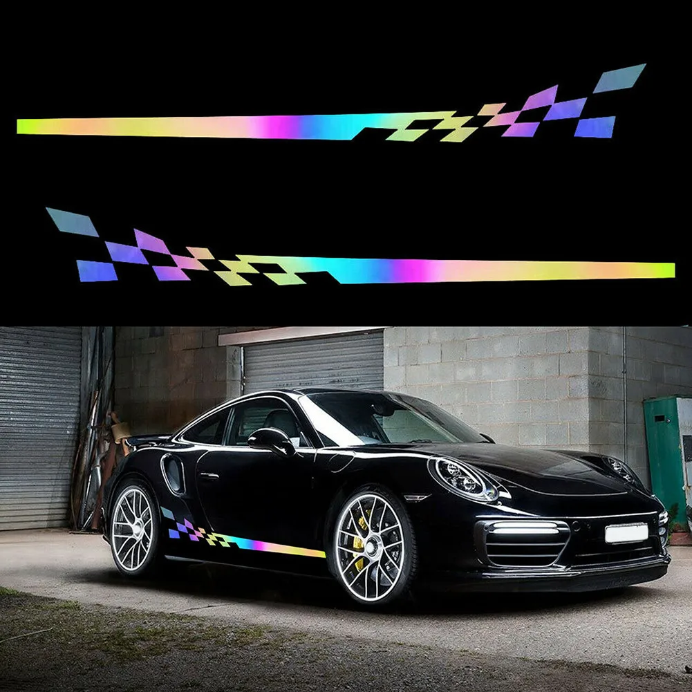 

Sport Racing Car Sticker UNIVERSAL Vinyl 200cm * 25cm Body Car Left + Right