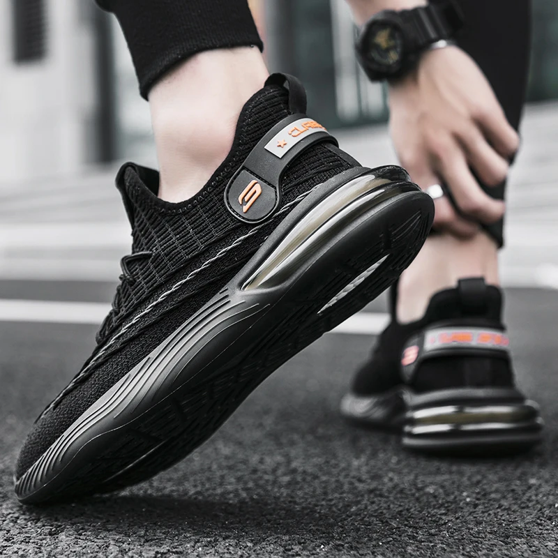 Мужские кроссовки для бега дышащие Повседневные Удобные амортизирующие модные