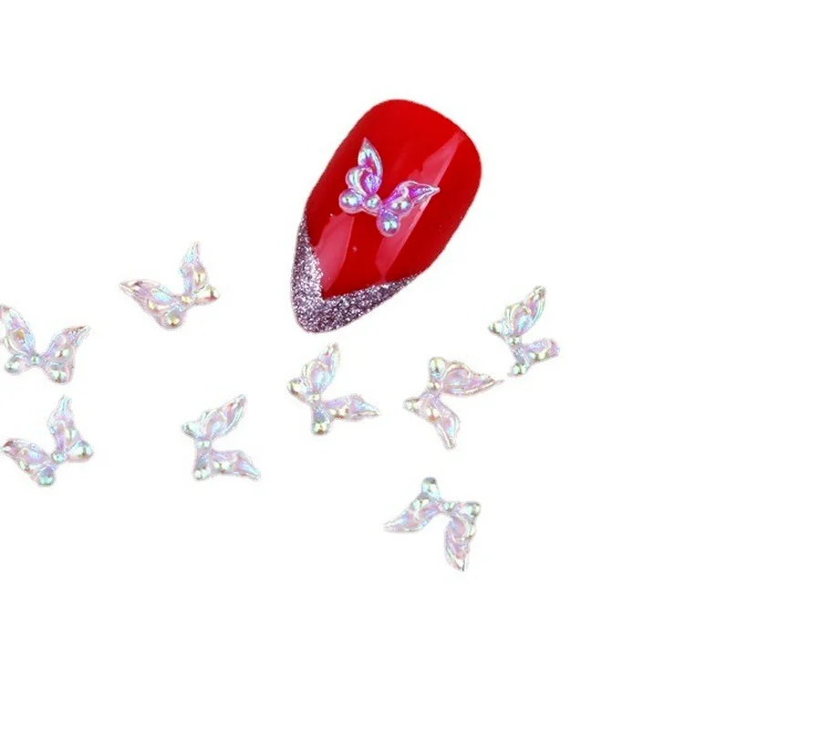

10pcs Gold Silver Alloy Bow Nail Art Decorations 3D Charm Bow Ties Nail Jewelry Ornaments Fashion Manicure Accessories For Nails
