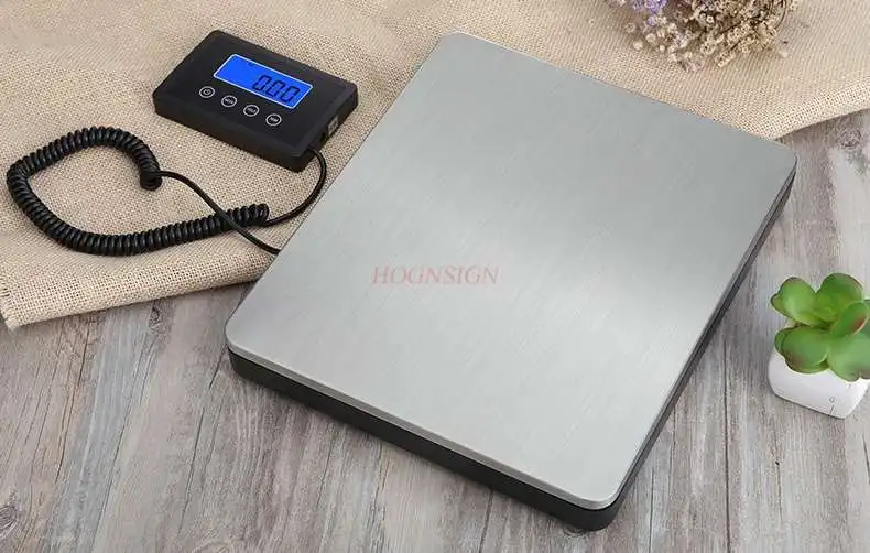 experiment equipment  Precision portable market electronic platform scale 100kg express scale small commercial weighing kilogram