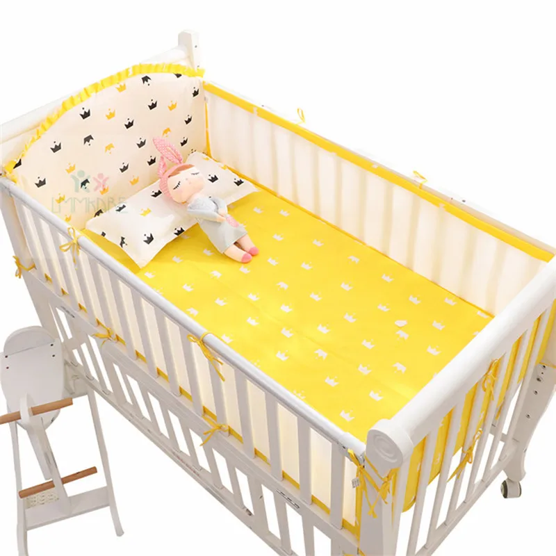 5 шт. Обувь с дышащей сеткой летняя Накладка для детской кроватки Детские бамперы