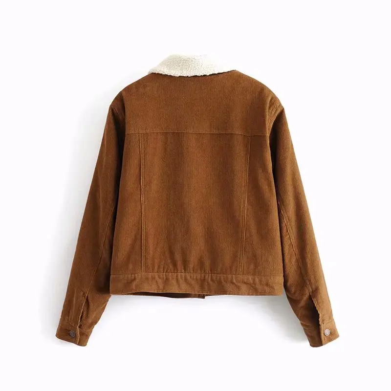 AAZZ85-9495 Европейская и американская модная короткая куртка из овечьей шерсти