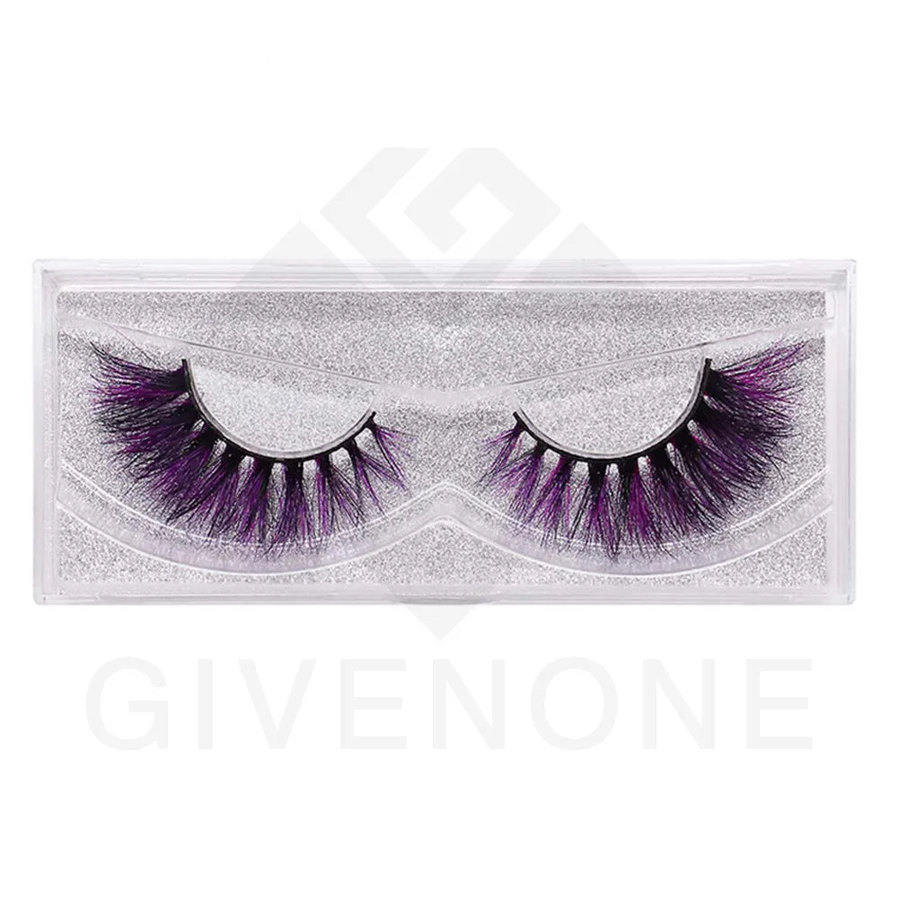 8D 25 мм норковые ресницы Красочные драматические густые и пушистые накладные для