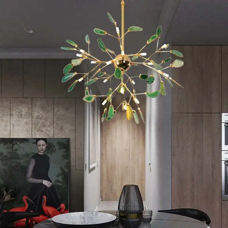 Люстра на дерево лампа для спальни гостиной кухни итальянский дизайн