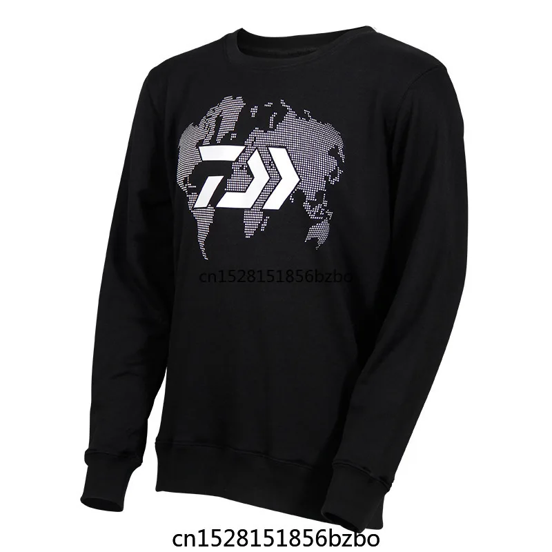

2020 DAIWA Fishing Clothes Long-sleeved Breathable Fishing Clothing Casual Sports Round Neck Fishing Shirt