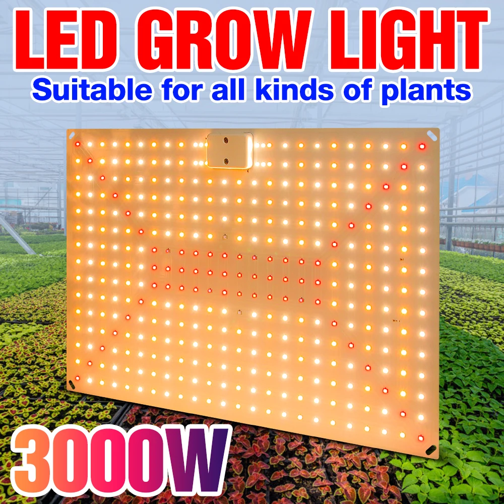 

LED 2000W 3000W Plant Grow Light 220V LED UV Phyto Lamp Full Spectrum Grow Bulb LED Greenhouse Planting Hydroponic Fitolamp 2835