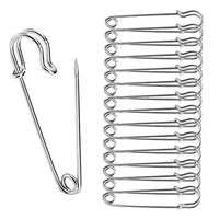 30pcs stainless steel safety pins diy sewing tools accessory needles large safety pin small brooch apparel accessories
