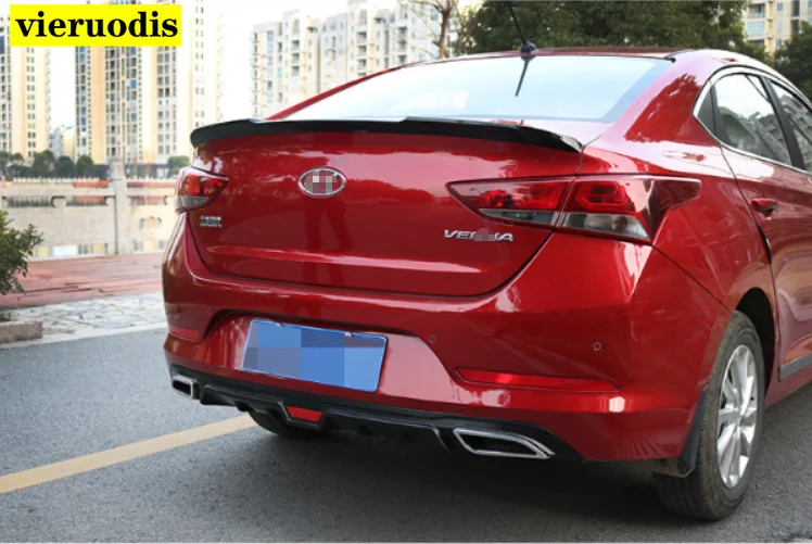 For Hyundai Verna Spoiler 2017 ABS Material Car Rear Wing Primer Color | Автомобили и мотоциклы