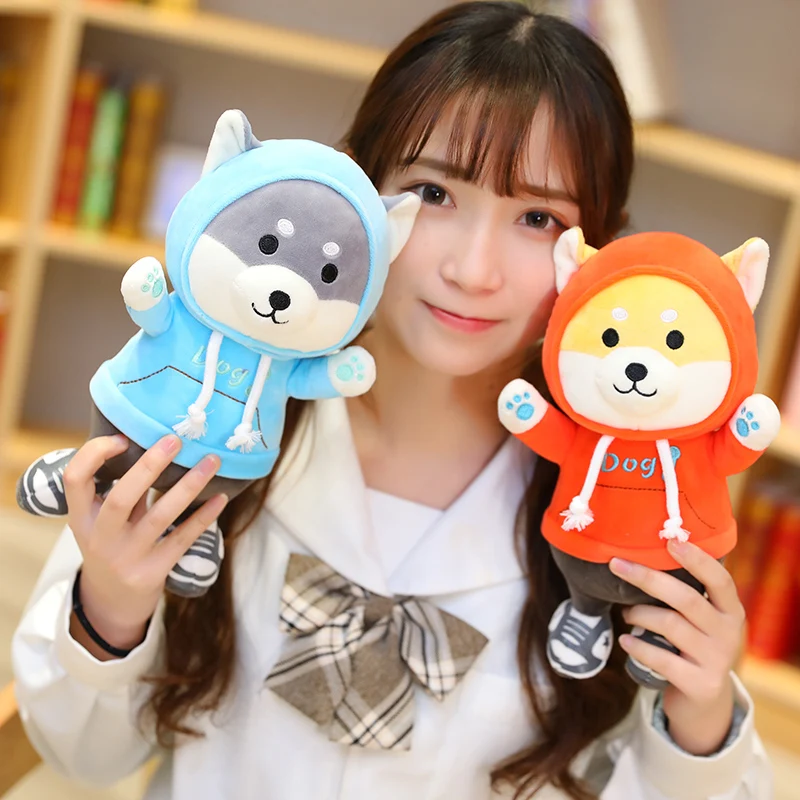 Новый стиль собака Шиба ину плюшевая мягкая игрушка милая кукла детская подарок