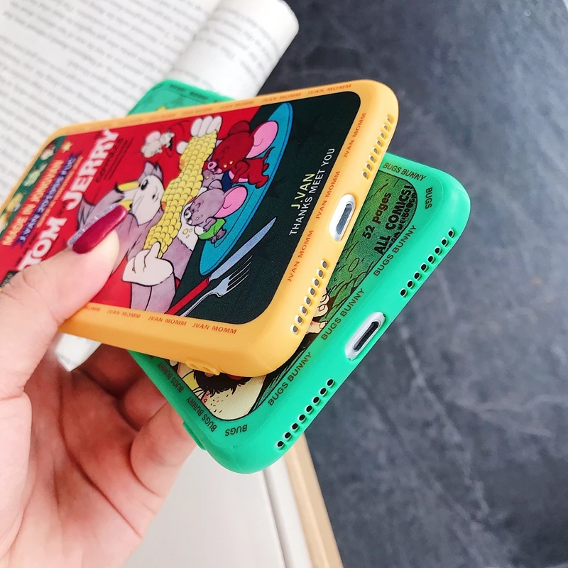 Прекрасный с принтом в виде персонажей из мультфильма для Iphone XS Max чехол кошка и