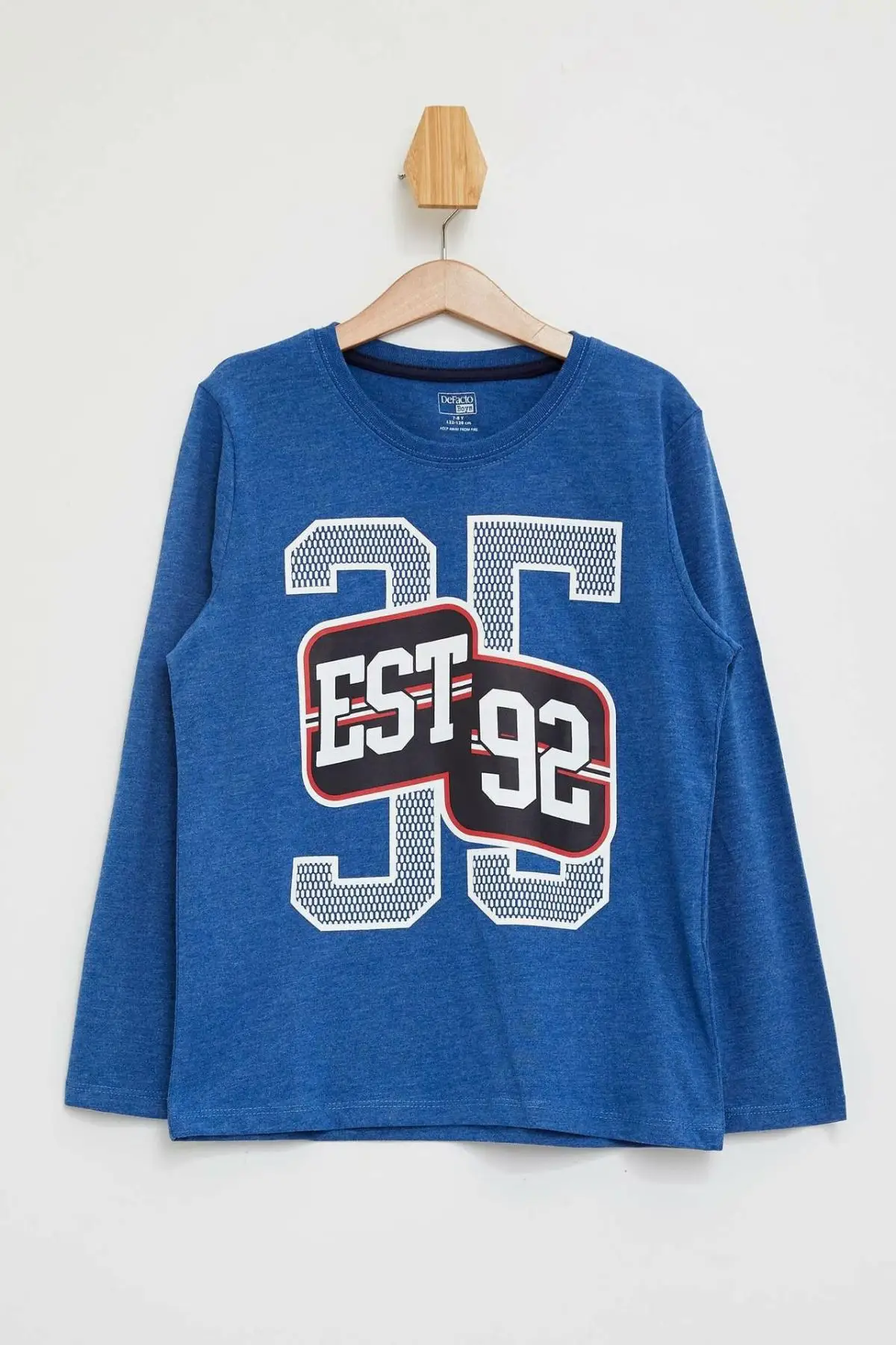 Дефакто T Shirt L3046A619AU с длинными рукавами для мальчиков|Футболки мальчиков| |
