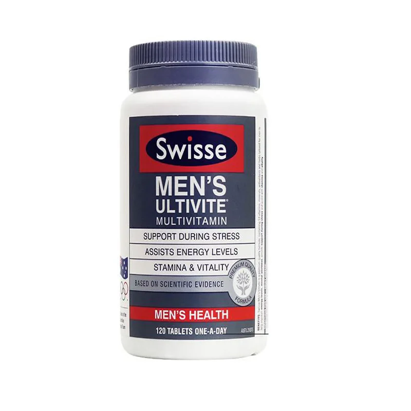 

Swisse Men's Multivitamin Support During Stress Assists Energy Levels Stamina & Vitality 120 Tablets