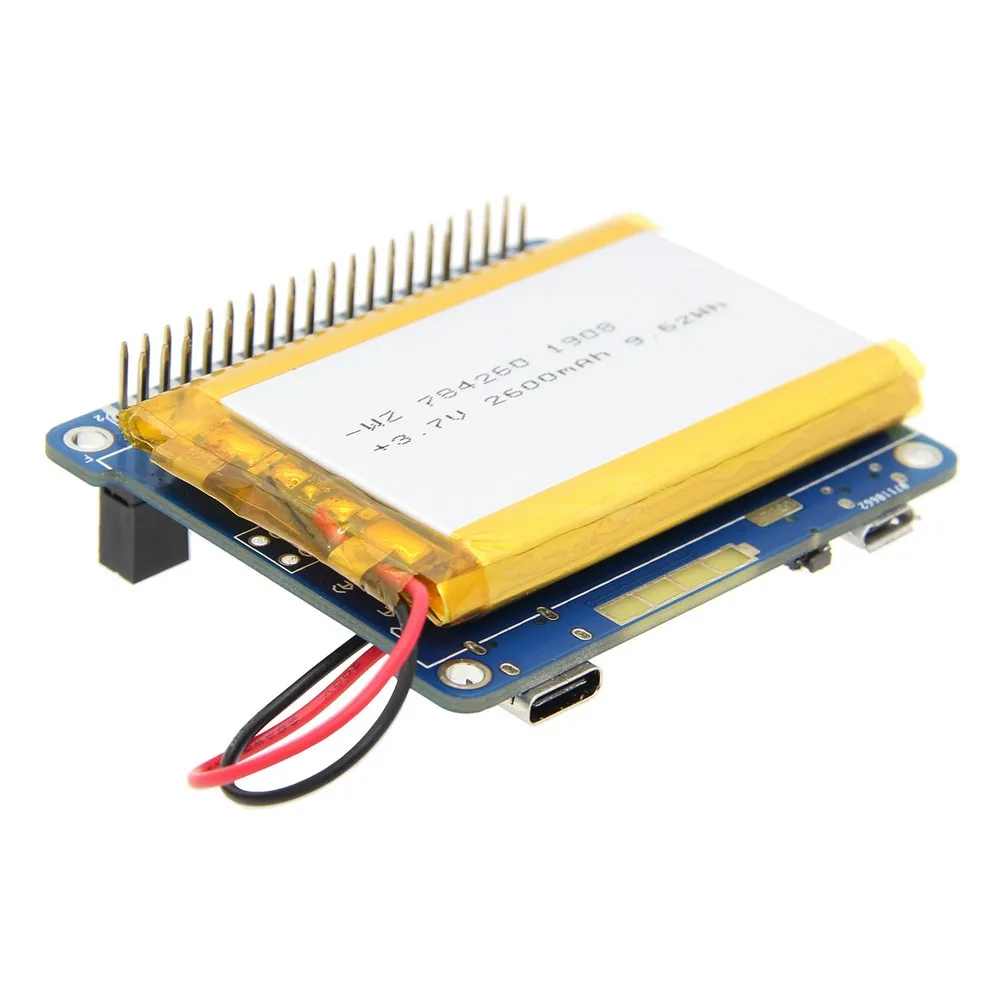 Raspberry Pi 4 Модель B/3B +/3B UPS шляпа 2 + тип-c автоматическое питание на литий-ионной