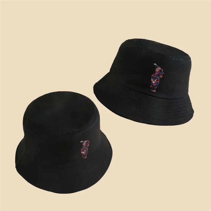

Tiger Cotton Bucket Hat Fisherman Hat Outdoor Travel Hat Sun Cap Hats for Men and Women 192
