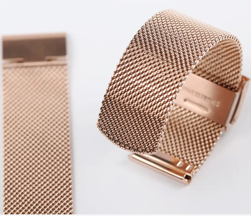 Горячая Распродажа, Миланская петля для Apple Watch, ремешок, 12 мм, браслет из нержавеющей стали, ремешок для наручных часов с магнитной пряжкой