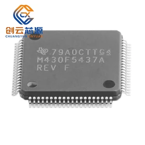 1Pcs New Original MSP430F5437AIPNR LQFP-80 Arduino Nano Integrated Circuits Operational Amplifier Single Chip Microcomputer