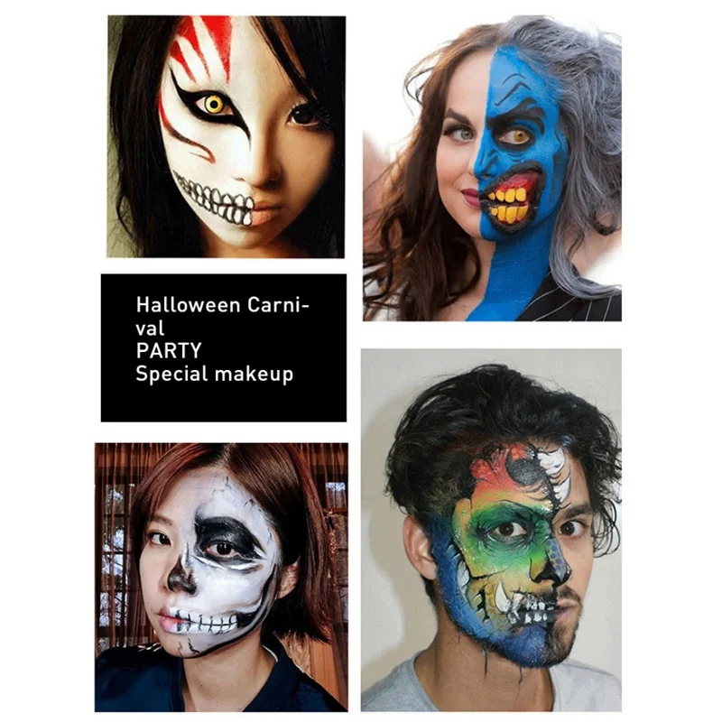 12-Цвет масло Цвет драма Макияж для спецэффектов тела краски лица всего ing Makeupn |
