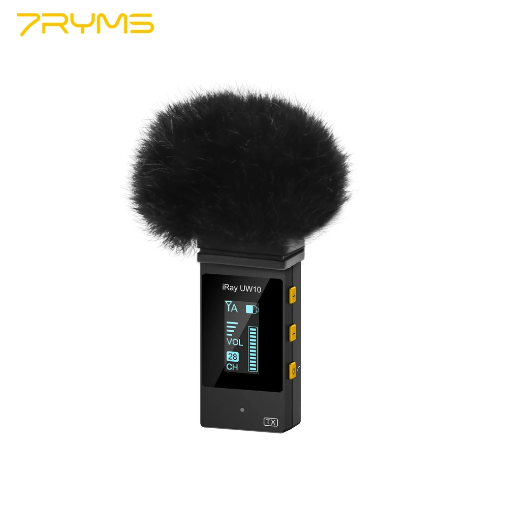 Беспроводной микрофон 7YRMS iRay UW10 многофункциональный мини-микрофон для