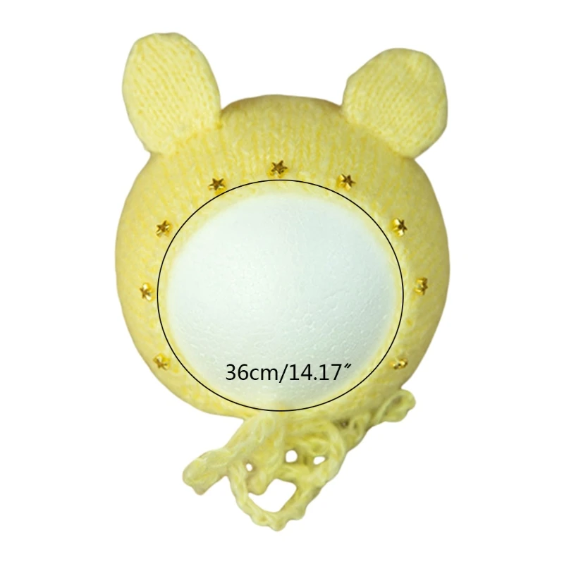 

Newborn Photography Posing Props Cute Crochet Knitted Hat Baby Infants Beanies Cap Photo Shooting Accessories