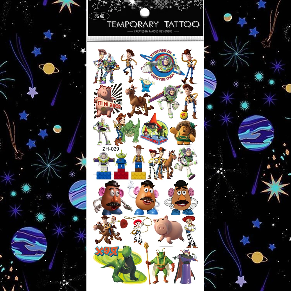 

5pcs /lot Funny Cute Tattoo Kids Tatoo Take Exercise Fake Dog Sleeve Body For Transfer Girls Sticker Tattoos Tatto Chest Tattos